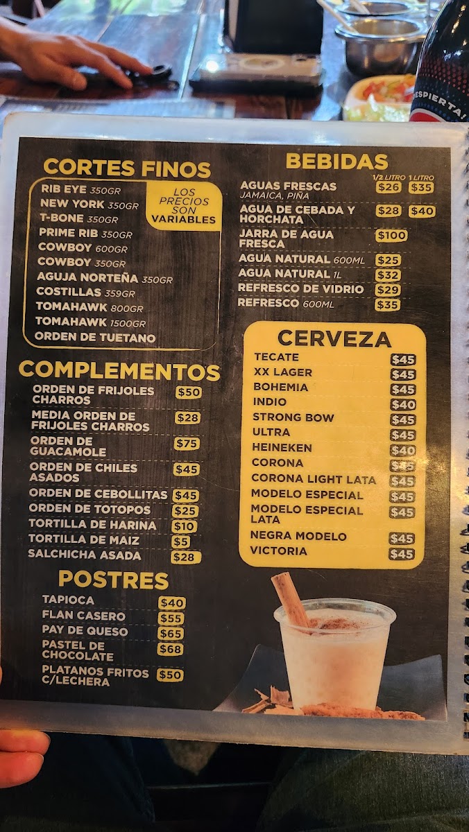 Asadero La Cabaña Menu - Image 4